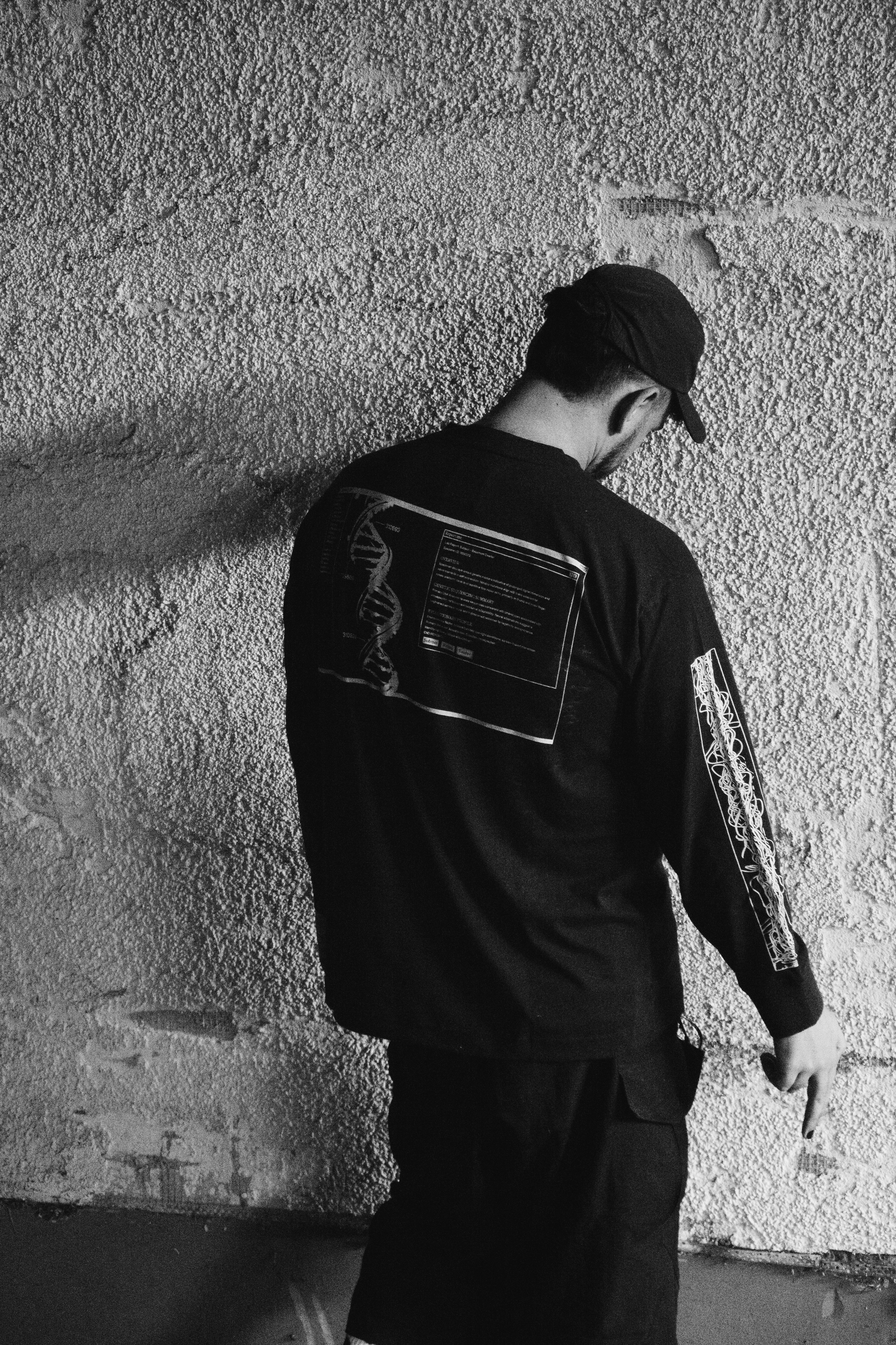 BASEMENT DWE//ER Cable Long Sleeve T-Shirt Black - Image 4
