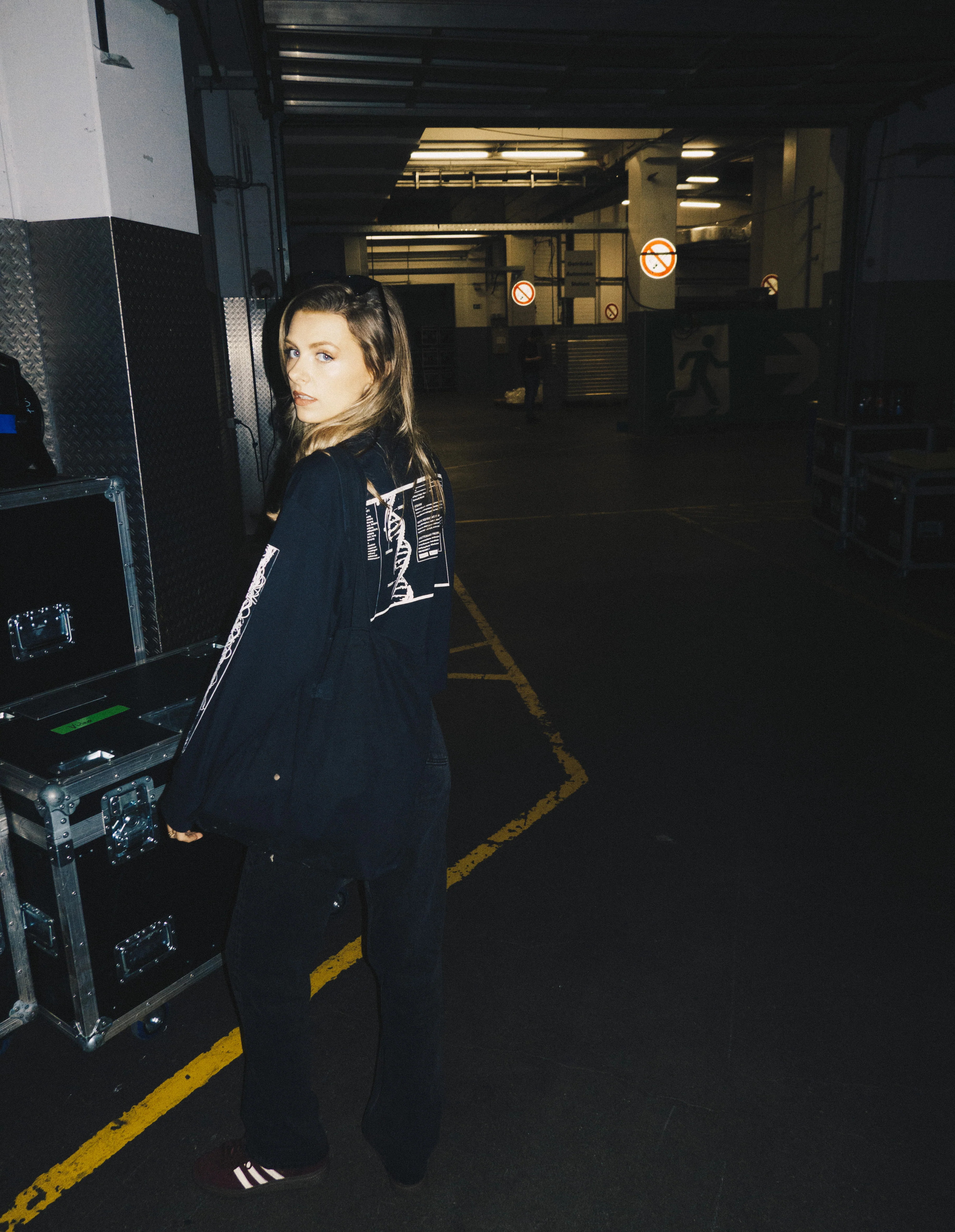 BASEMENT DWE//ER Cable Long Sleeve T-Shirt Black - Image 5