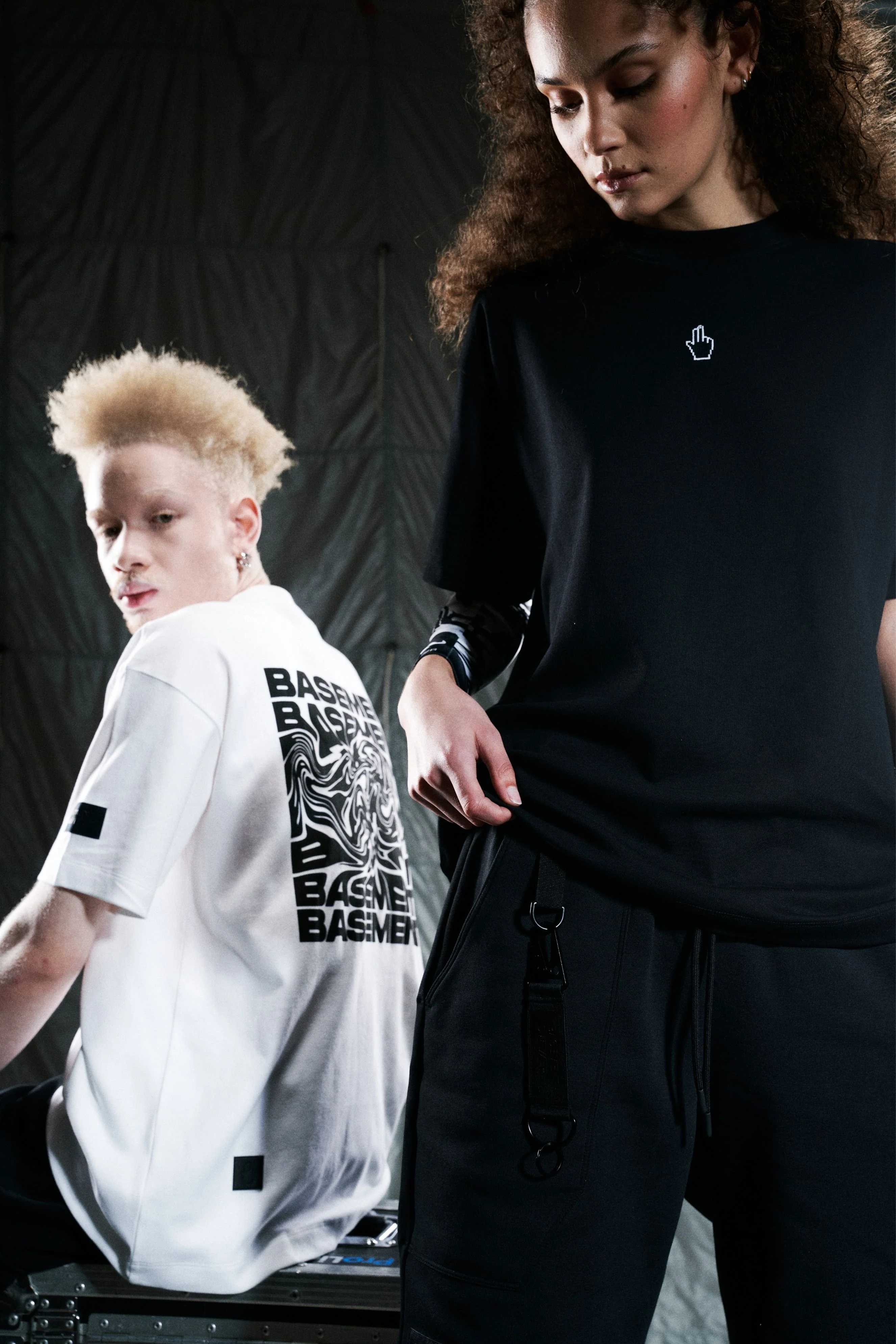 BASEMENT DWE//ER Cargo Shorts Black - Image 5
