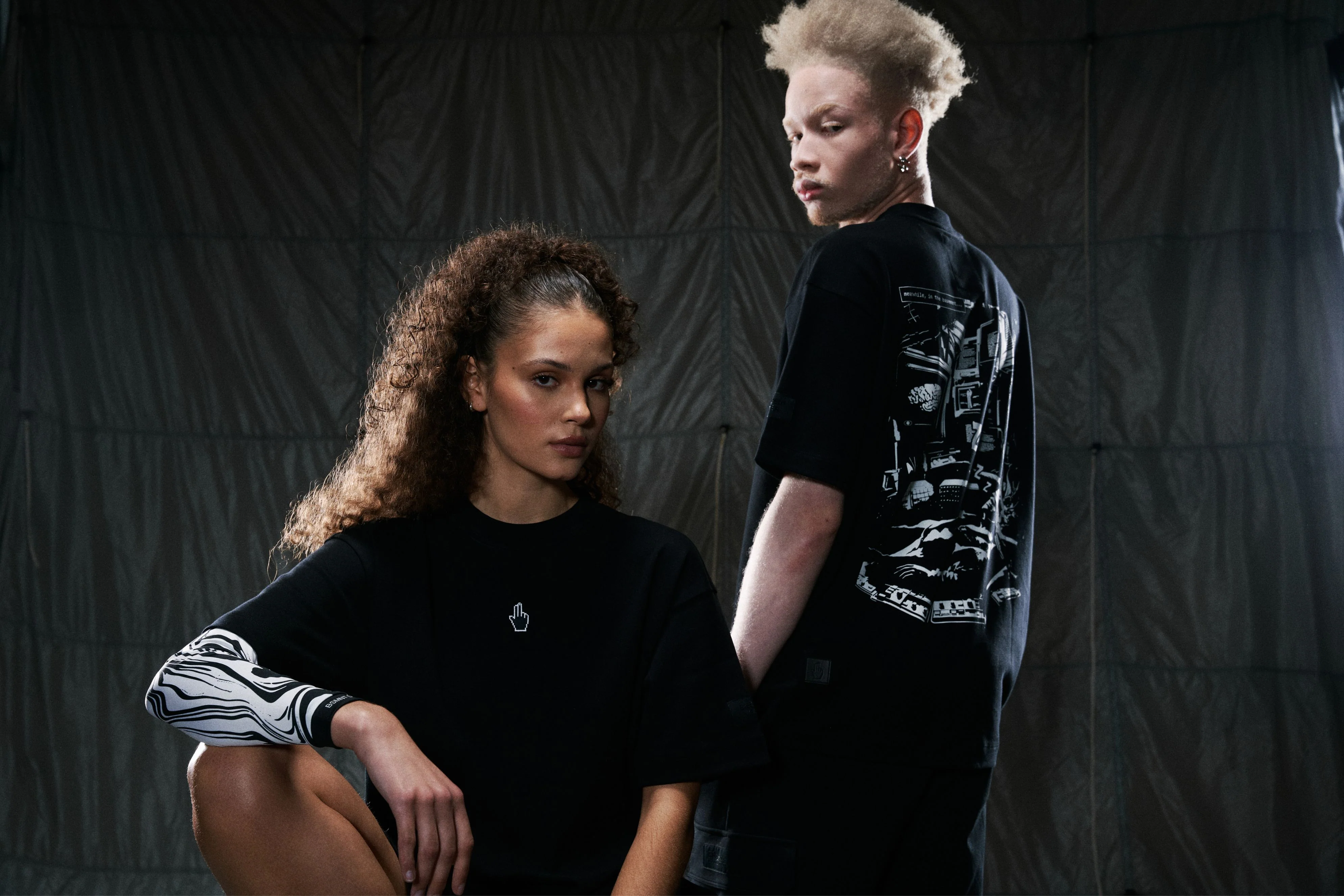 BASEMENT DWE//ER Short Sleeve T-Shirt Black - Image 10