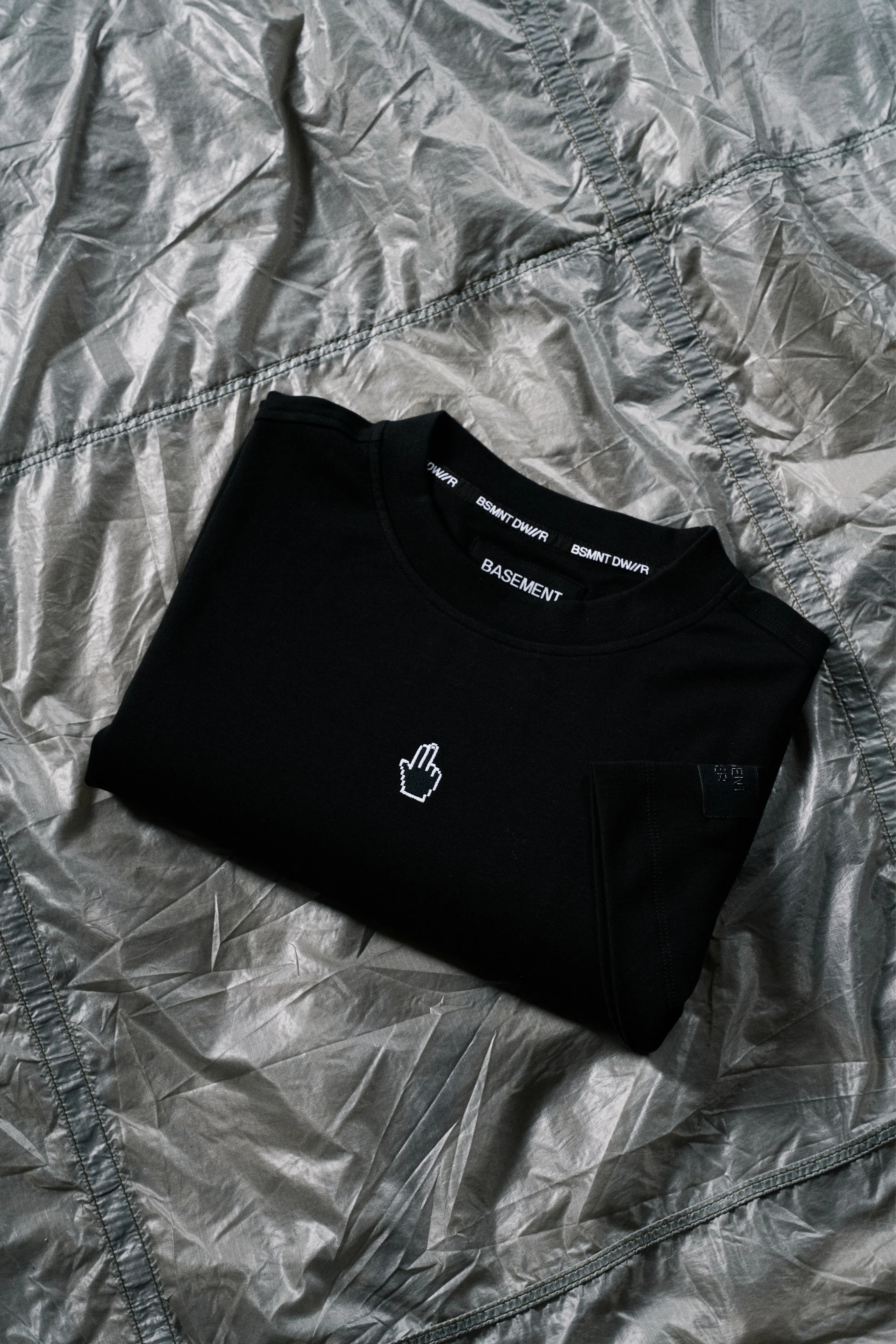 BASEMENT DWE//ER Short Sleeve T-Shirt Black - Image 9