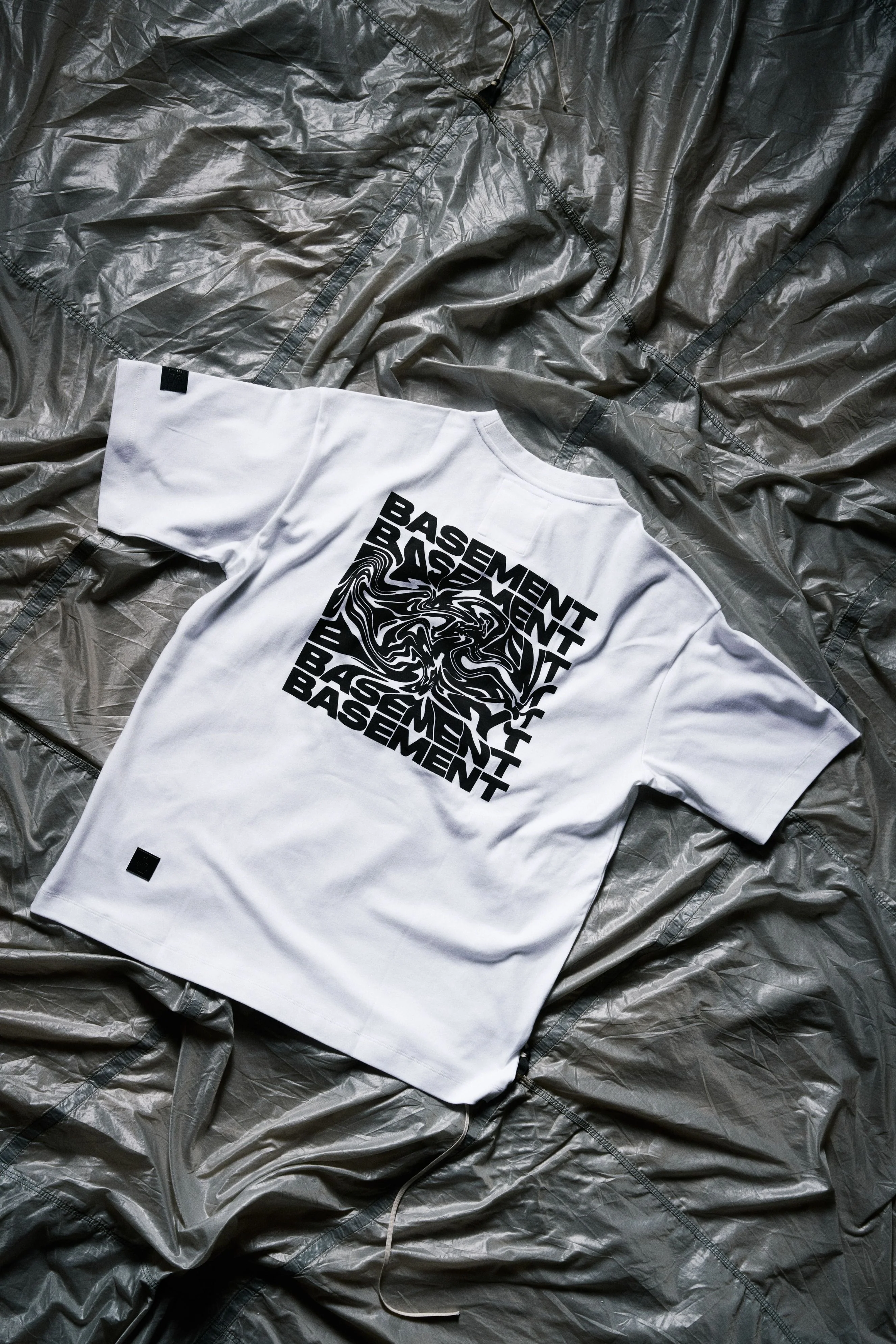 BASEMENT DWE//ER Short Sleeve T-Shirt White - Image 3