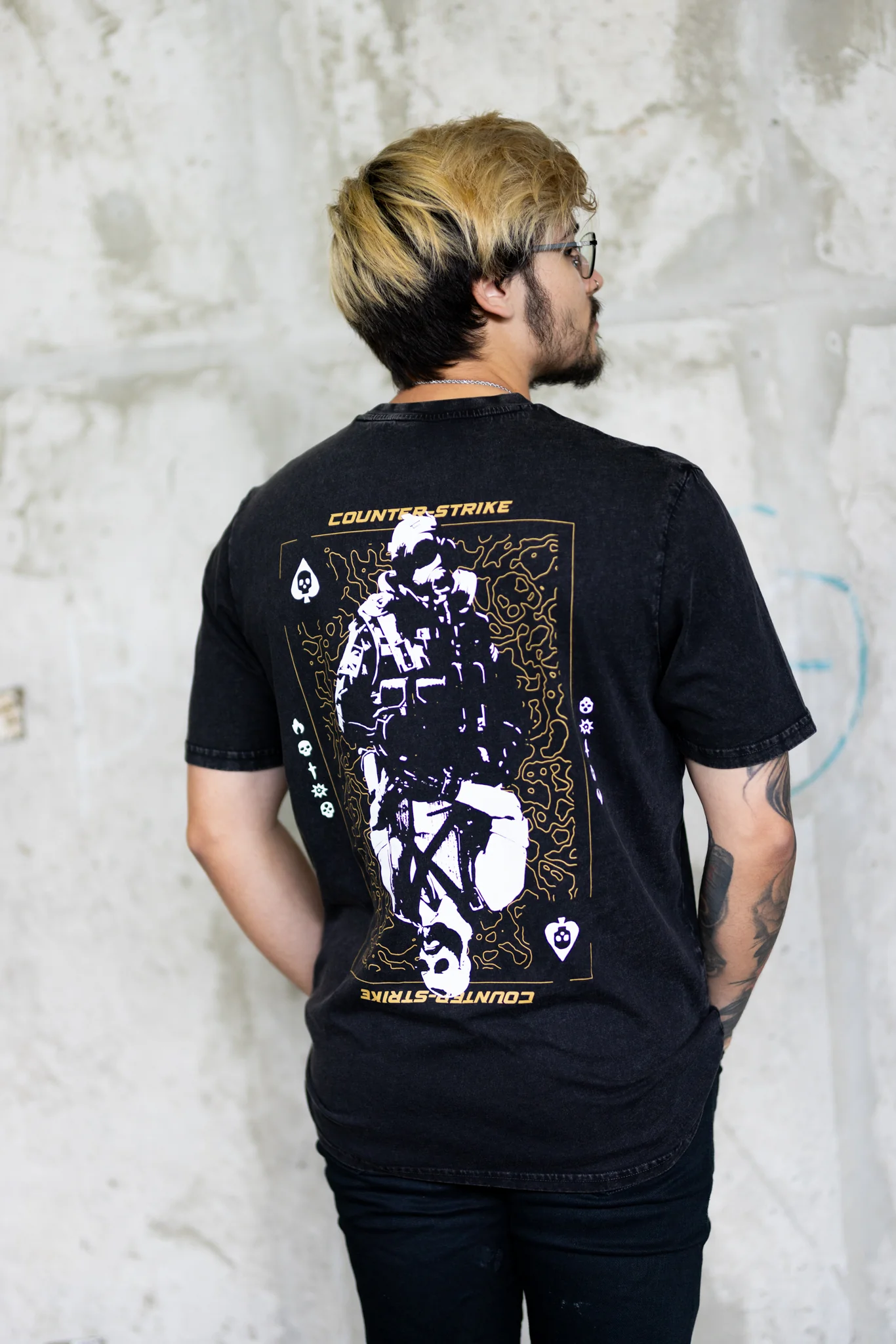 CS Ace Short Sleeve T-Shirt Black - Image 4