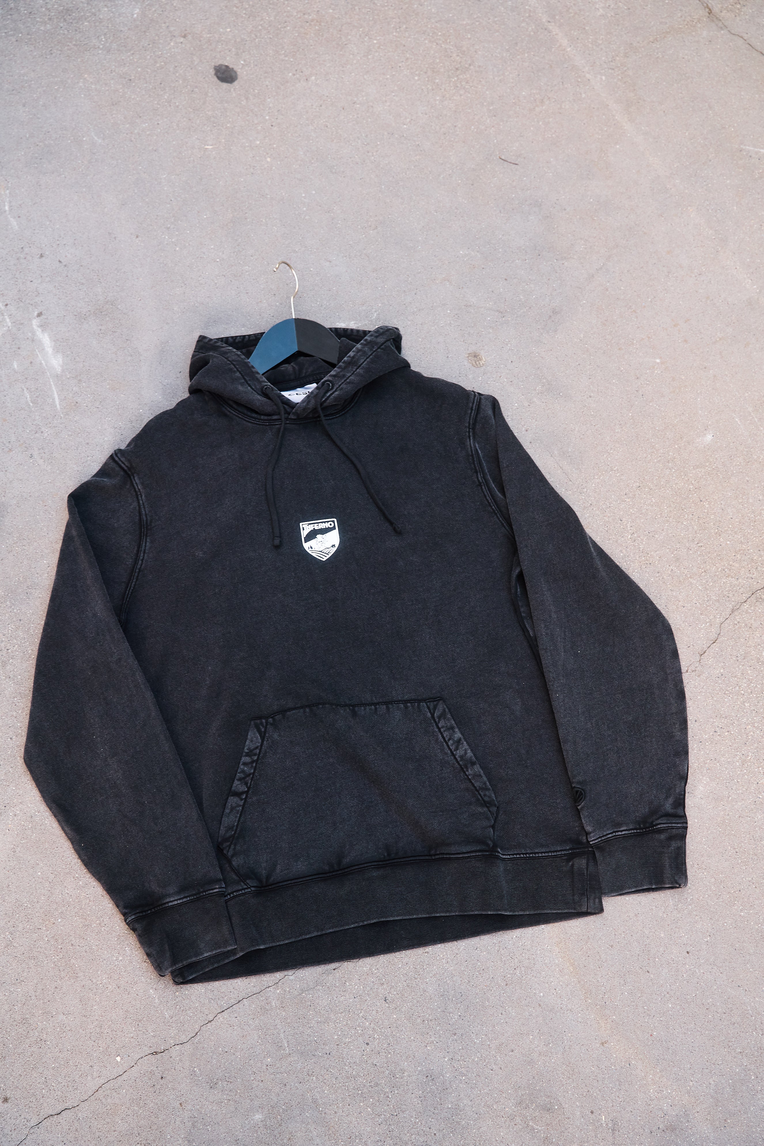 CS de_inferno Pullover Hoodie Black - Image 3