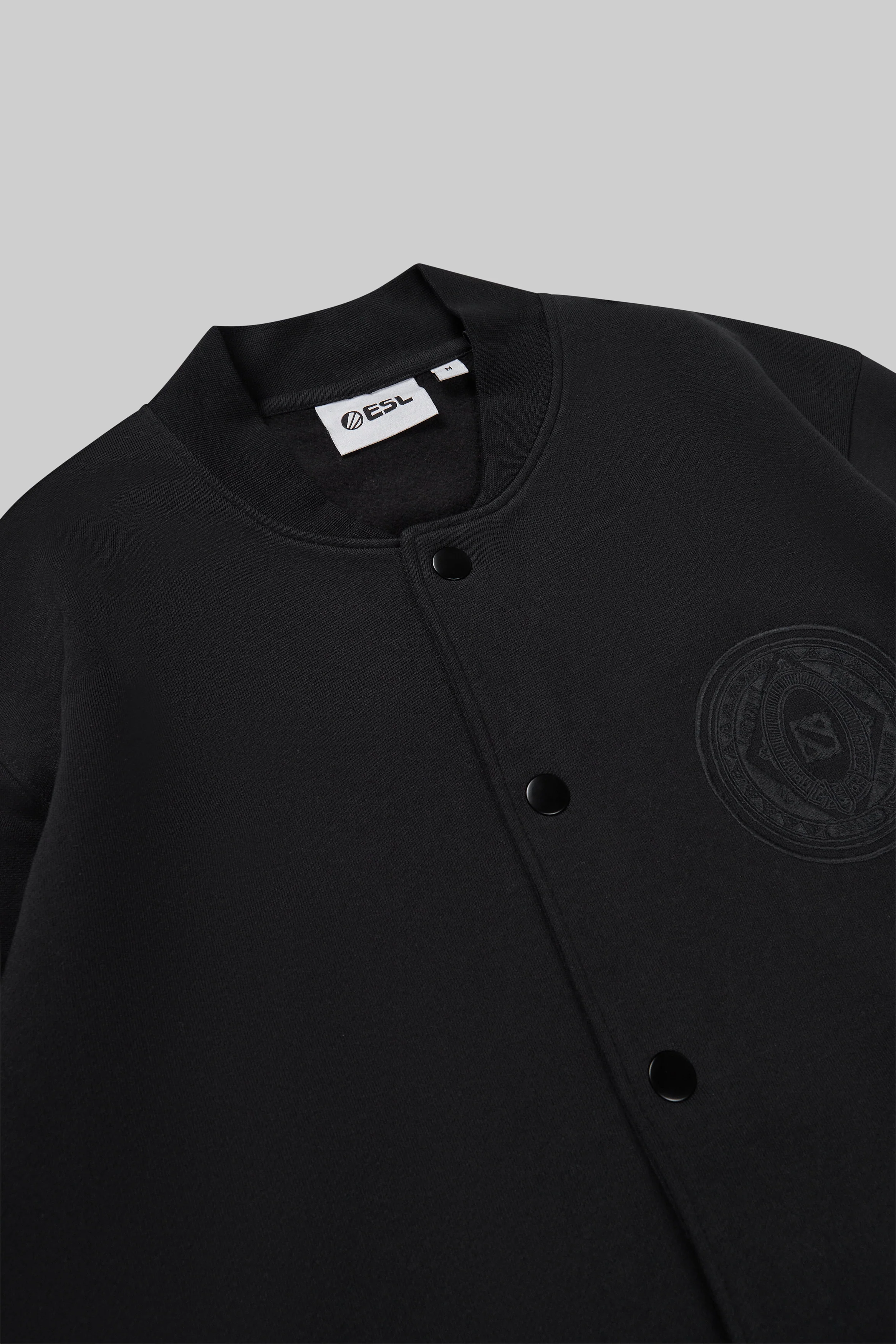 Dota 2 Sweat Bomber Jacket Black - Image 3