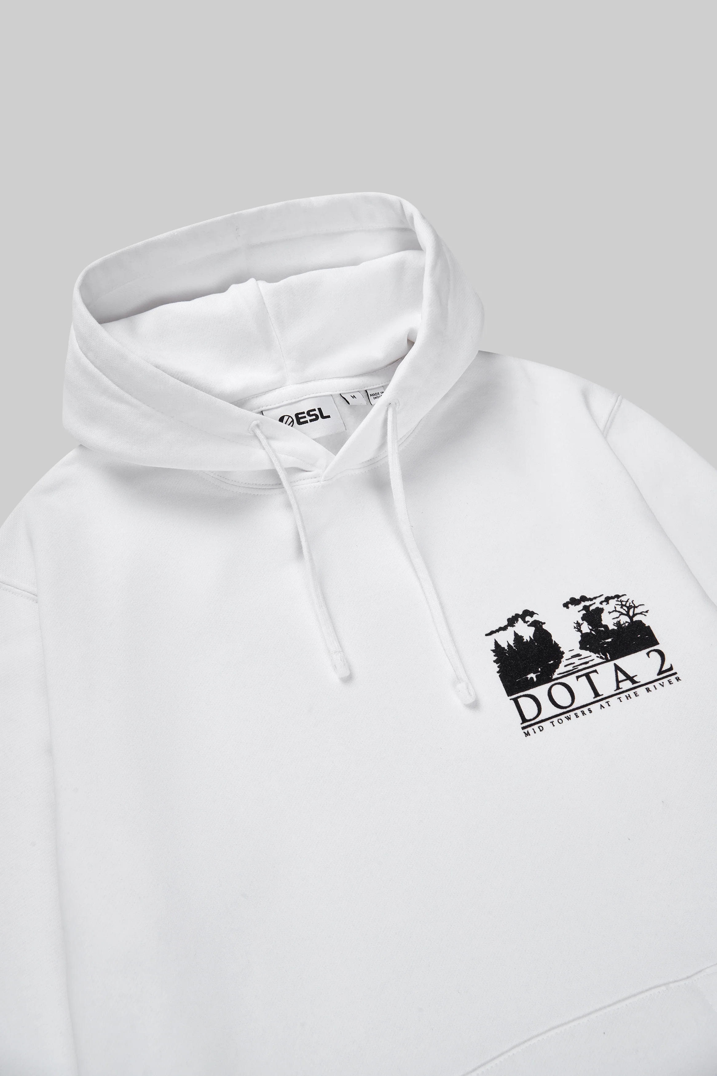 Dota 2 Talent Tree Pullover Hoodie White - Image 3