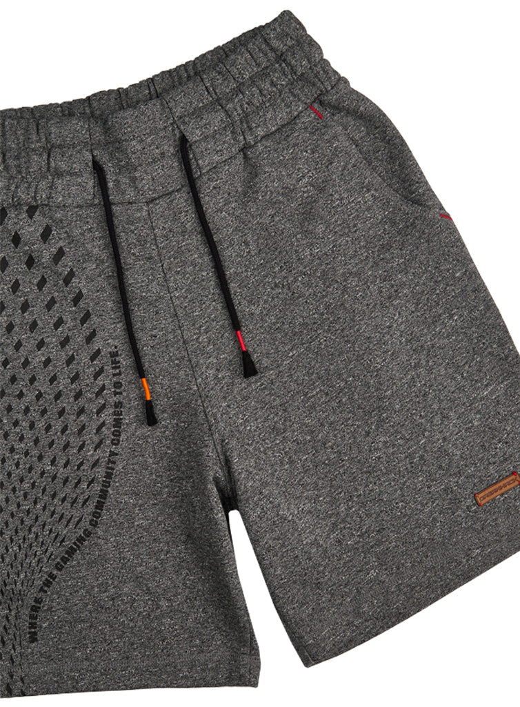 DreamHack Community Sweatshorts Grey Marl - Image 3