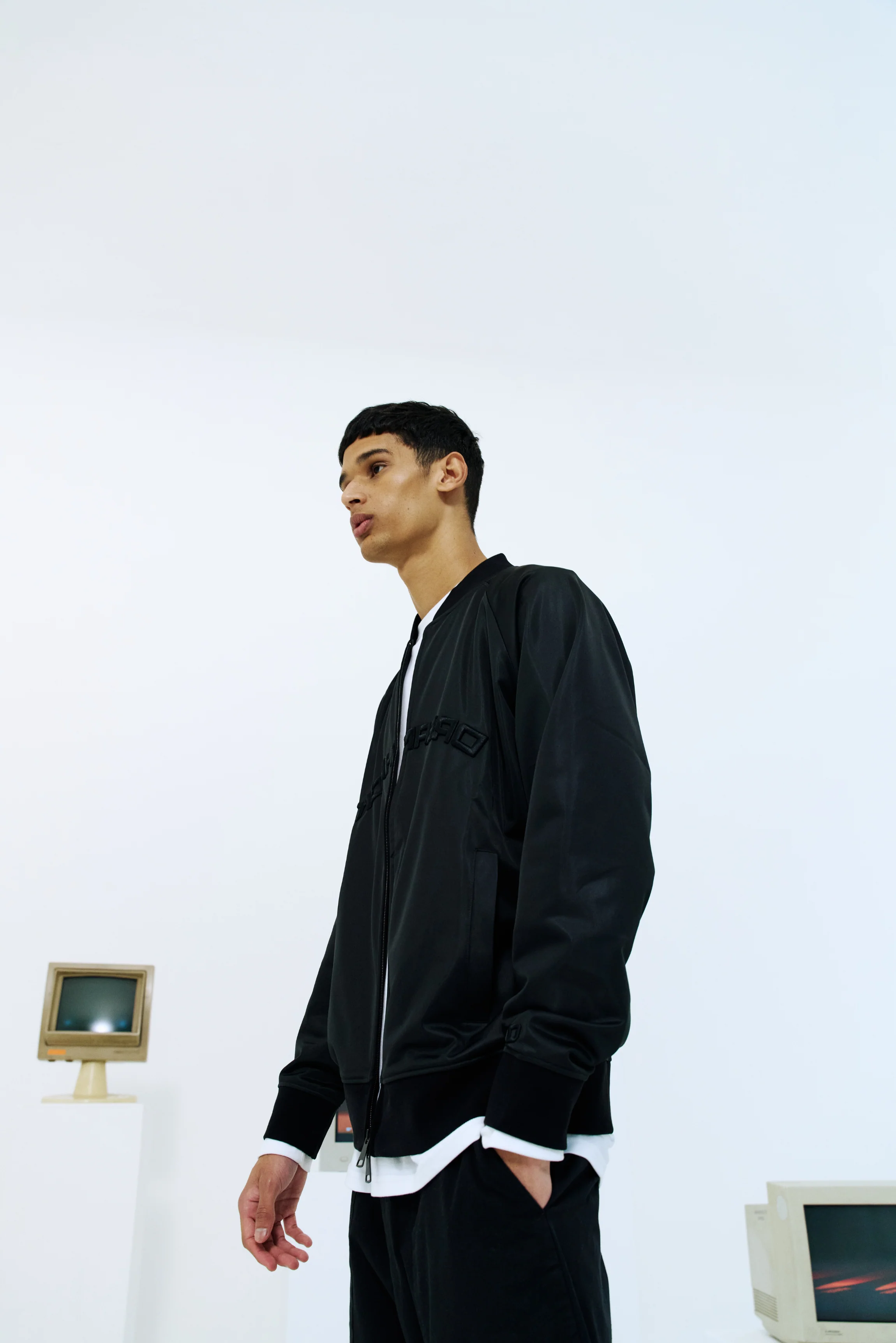 DreamHack Digital Frequency Graphic Tracksuit Jacket Black - Image 9
