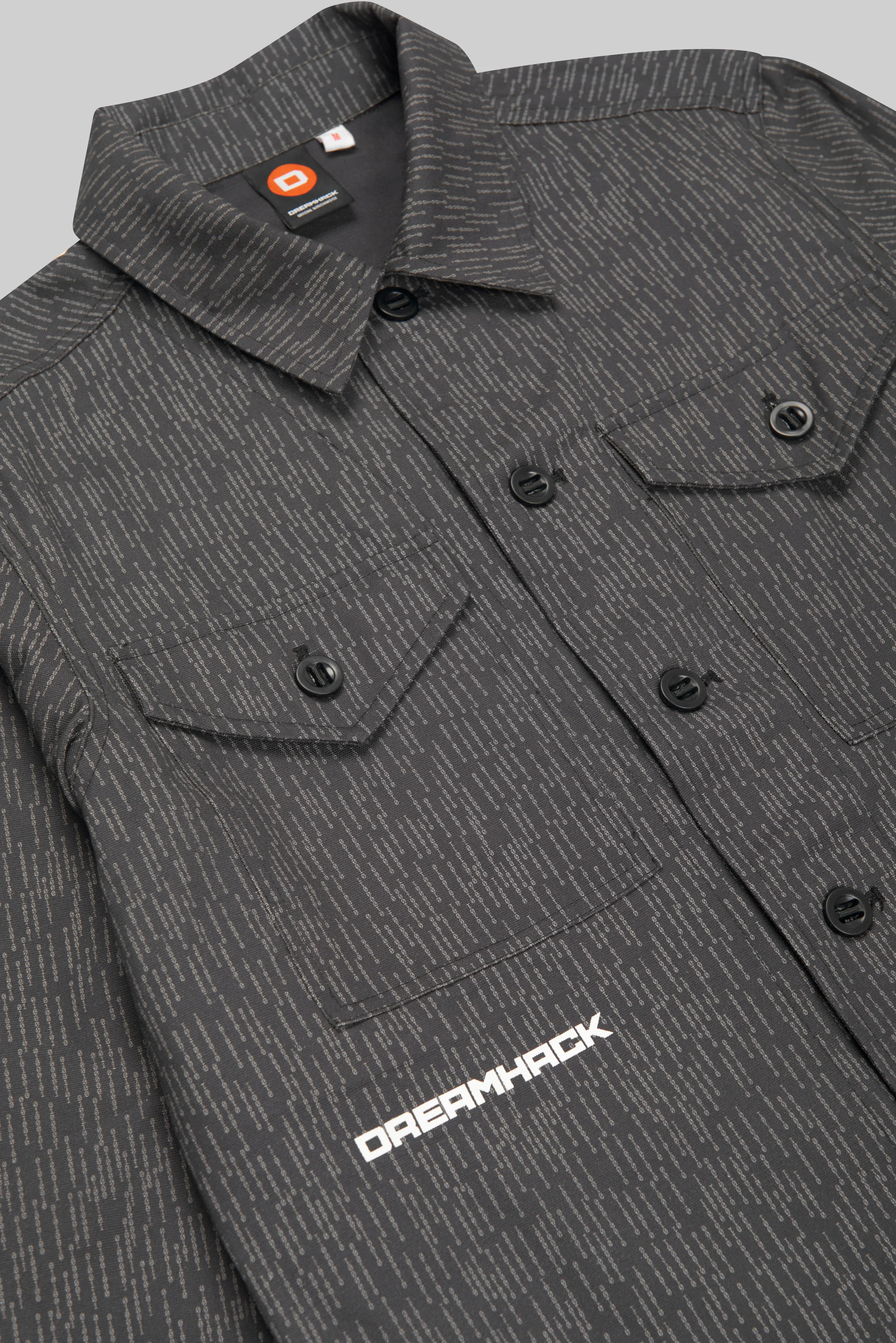 DreamHack Digital Frequency Overshirt Dark Grey - Image 5