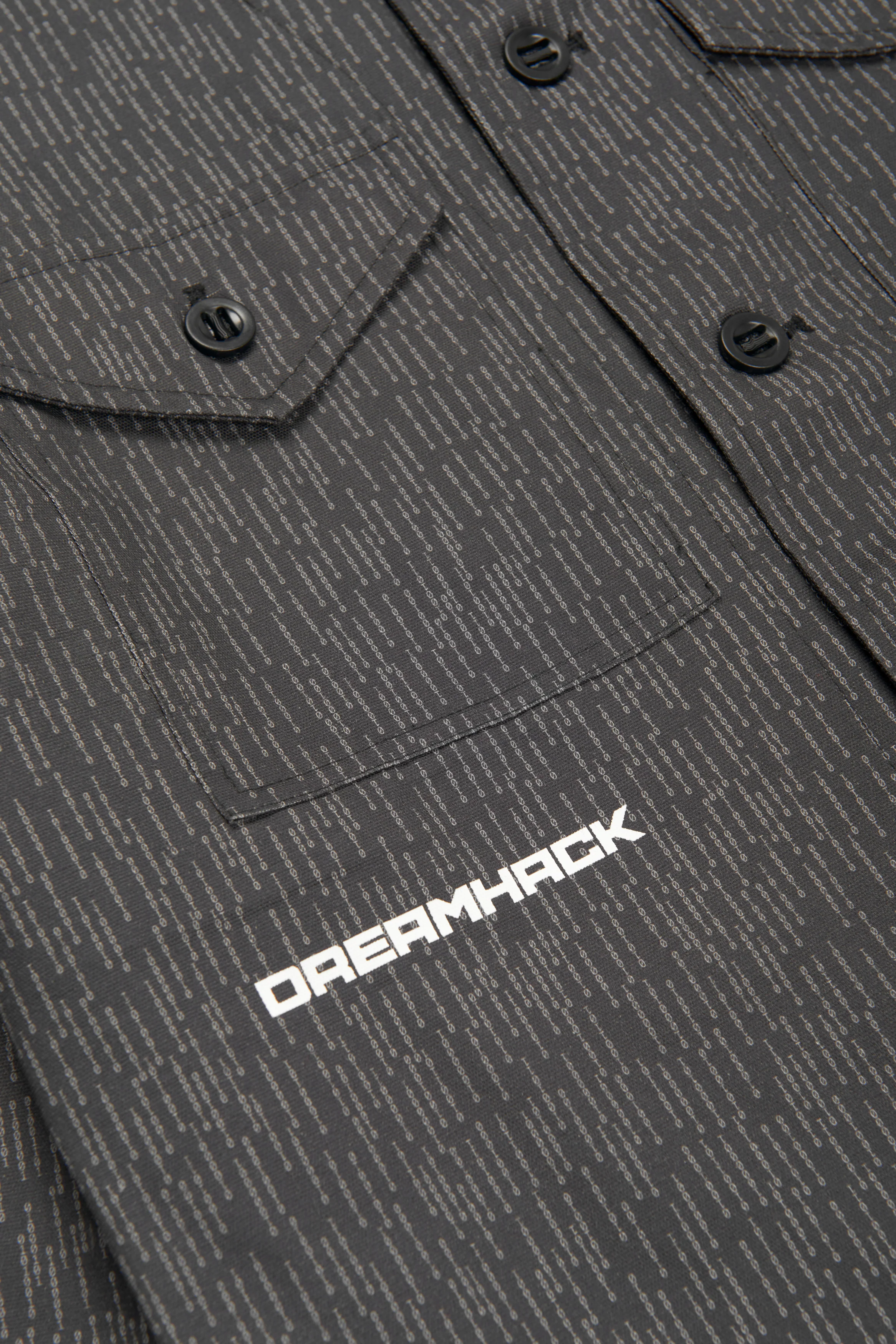 DreamHack Digital Frequency Overshirt Dark Grey - Image 6