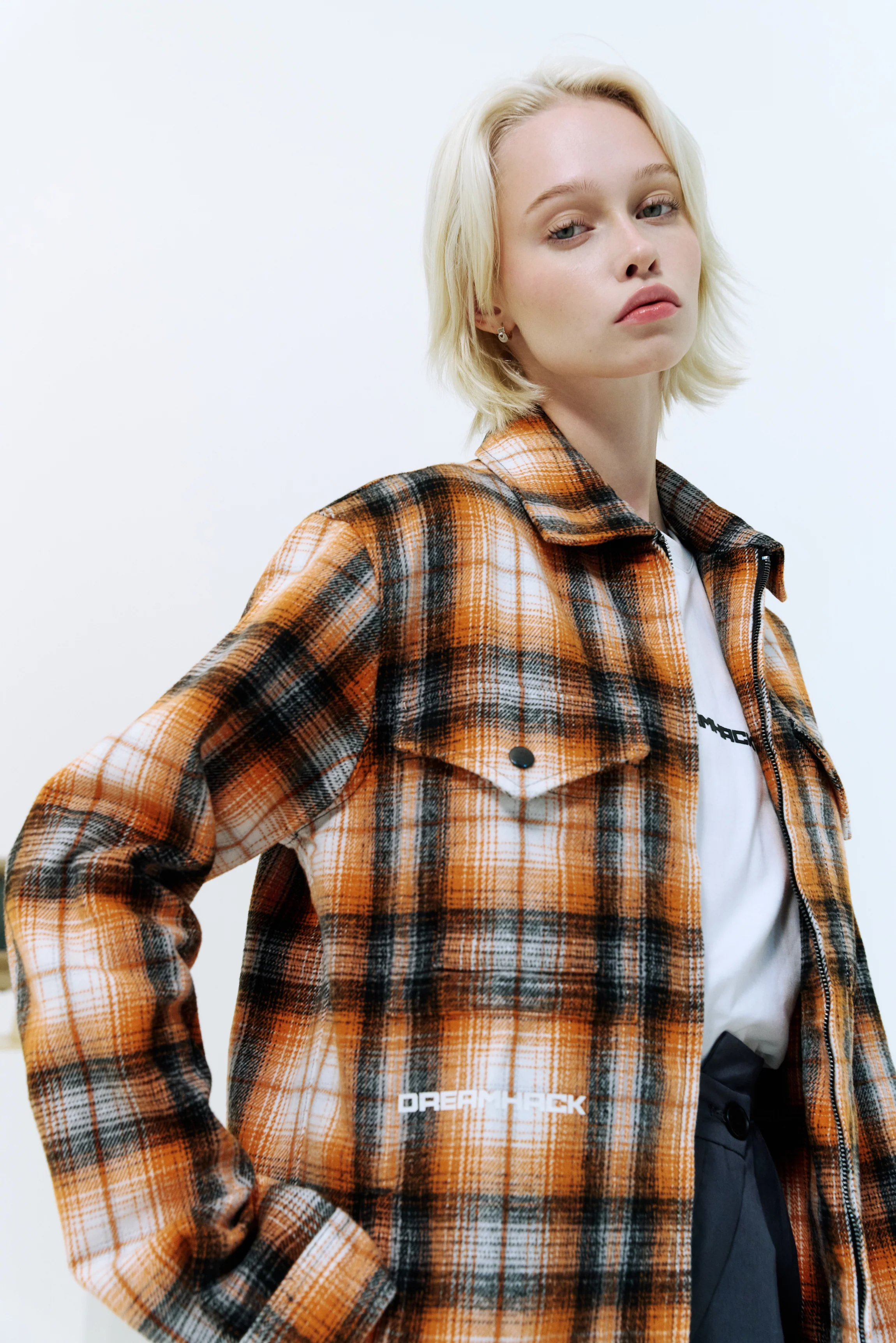 DreamHack Digital Frequency Overshirt Orange - Image 8