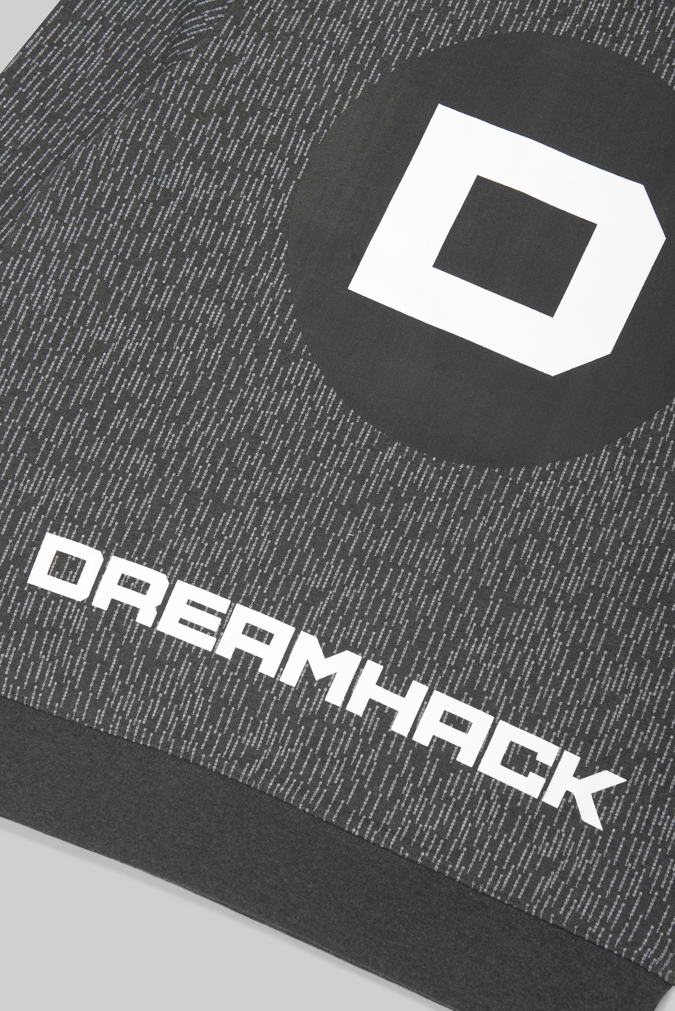 DreamHack Digital Frequency Pullover Hoodie Grey Marl - Image 7