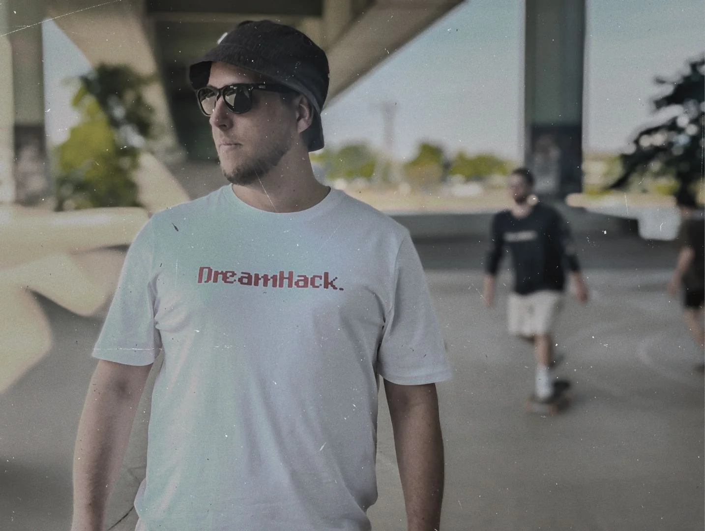 DreamHack Pixel Grind Logo Short Sleeve T-Shirt White - Image 6