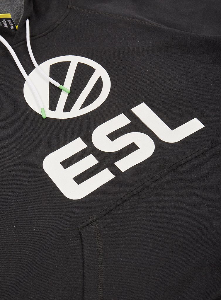 ESL Classic Pullover Hoodie Black - Image 9
