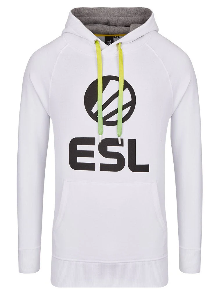 ESL Pullover Hoodie White - Image 4