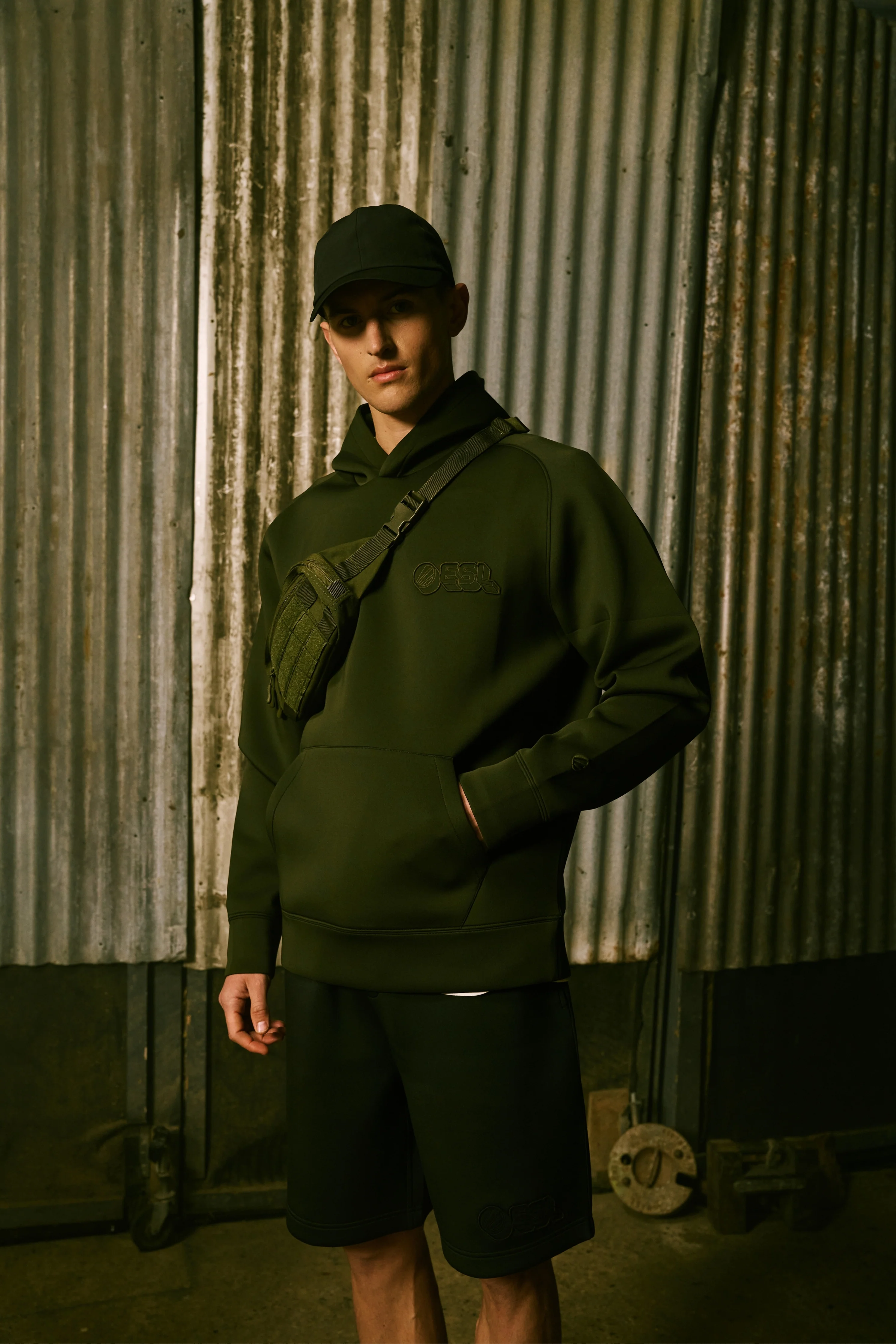 ESL Crosshairs Pullover Hoodie Moss - Image 12