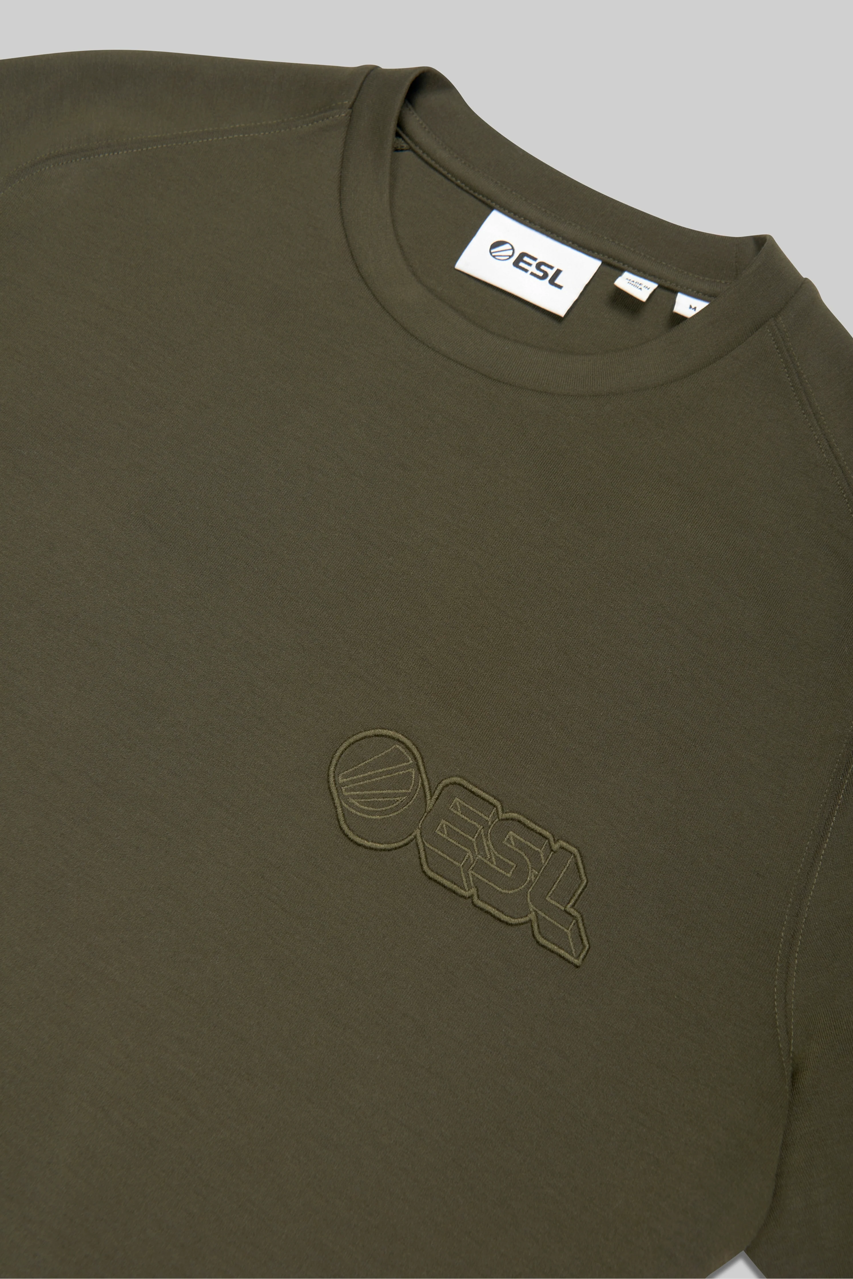 ESL Crosshairs Short Sleeve T-Shirt Moss - Image 6