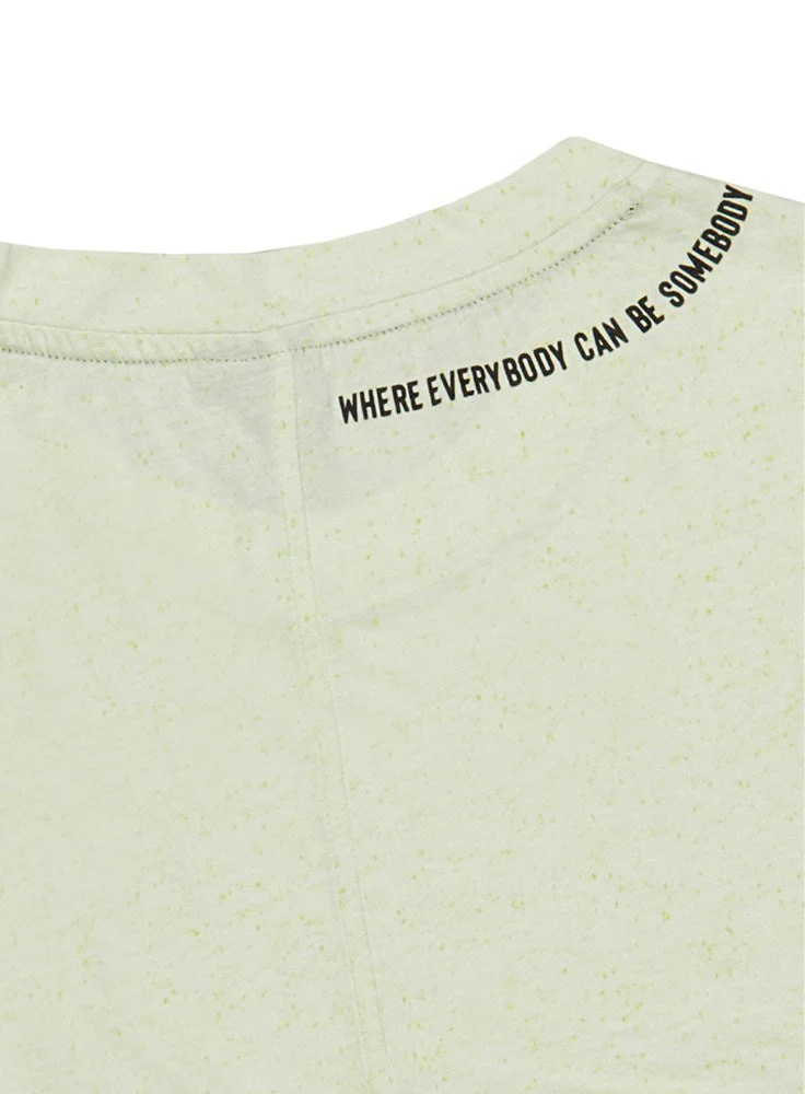 ESL Essentials Confetti Short Sleeve T-shirt Lime - Image 13