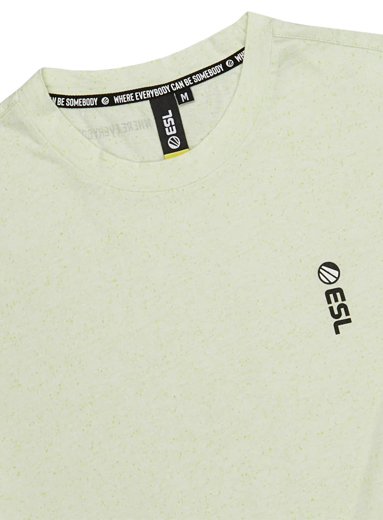 ESL Essentials Confetti Short Sleeve T-shirt Lime - Image 8