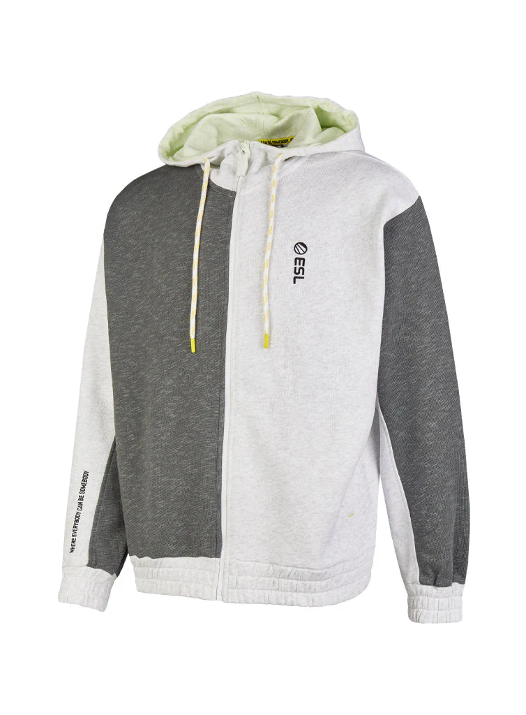 ESL Essentials Zip Hoodie Grey - Image 4
