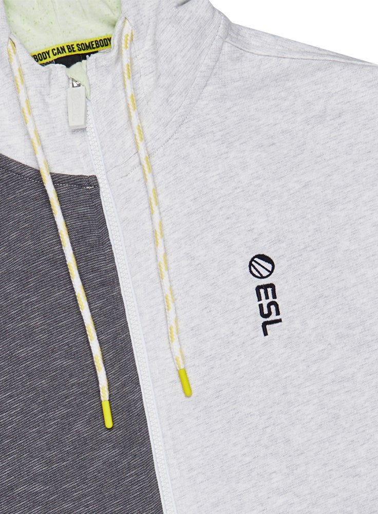 ESL Essentials Zip Hoodie Grey - Image 5