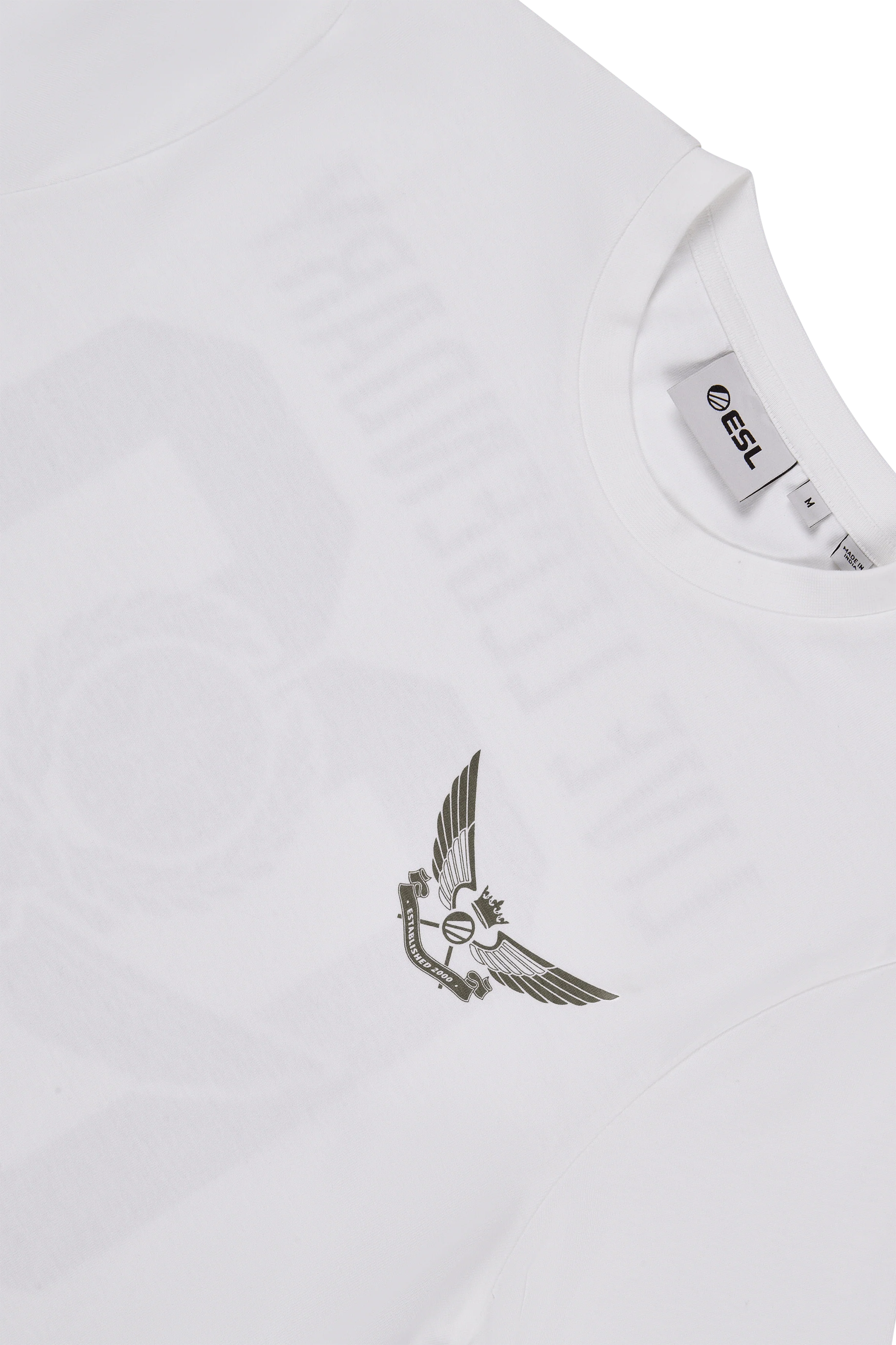 ESL Live Legendary Emblem Short Sleeve T-Shirt White - Image 3