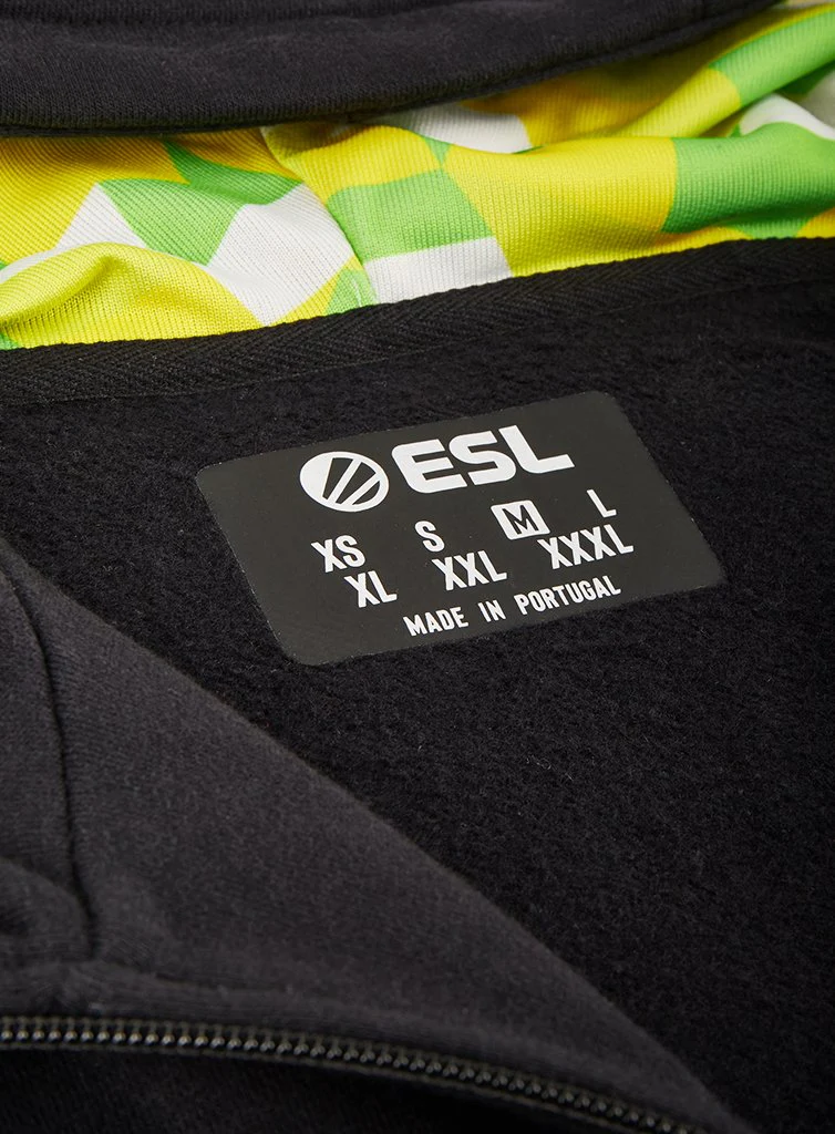 ESL Premium Zip Hoodie Black - Image 5