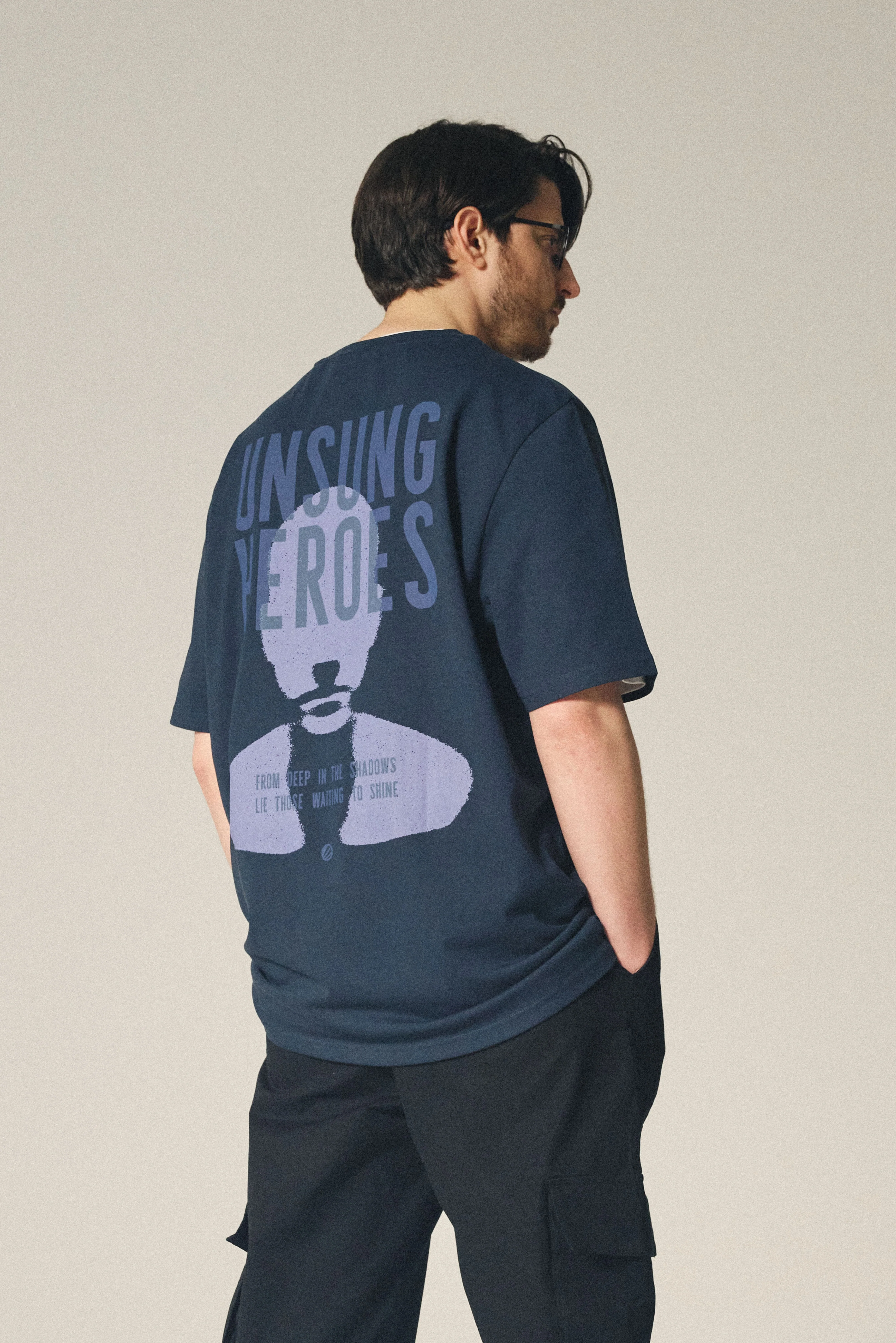 ESL Unsung Heroes Graphic Short Sleeve T-Shirt Ink - Image 5