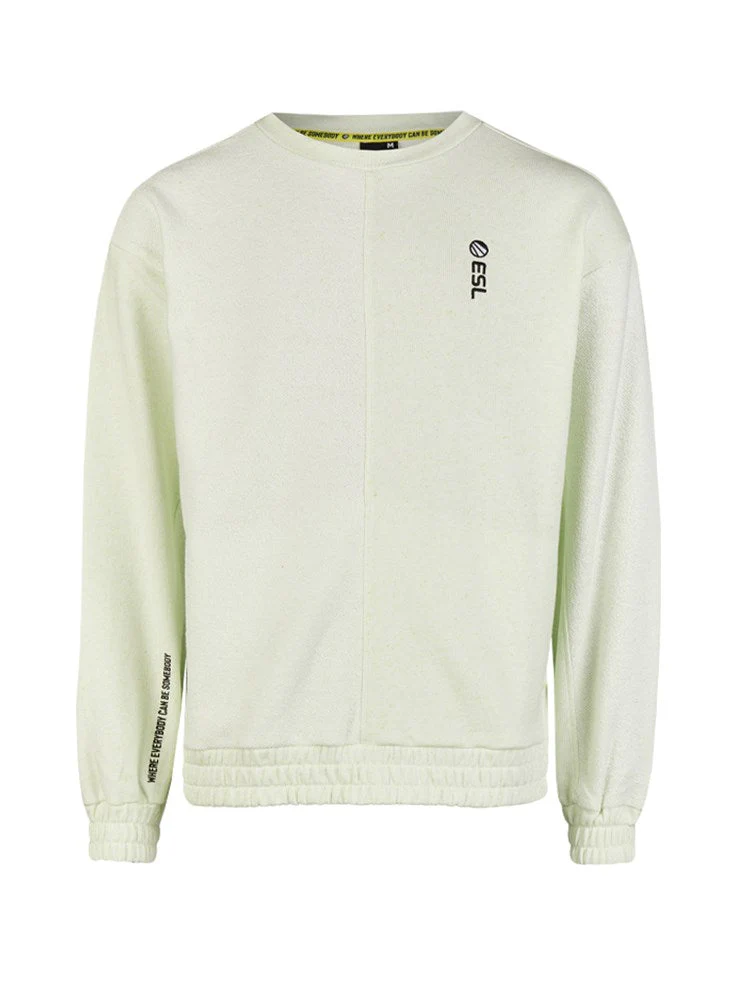 ESL Essentials Confetti Sweatshirt Lime - Image 9