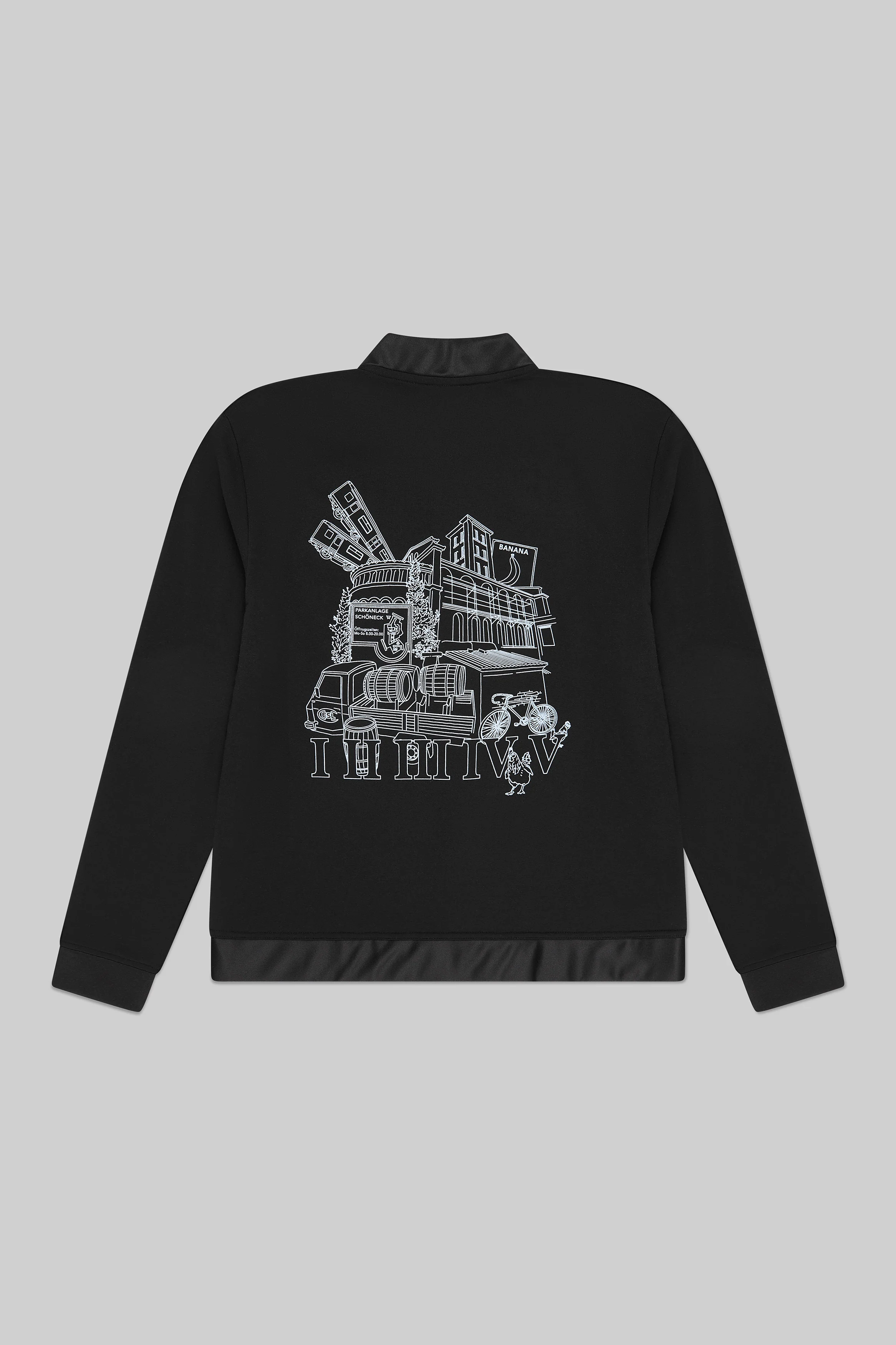 ESL x Champion Letterman Jacket Black - Image 4
