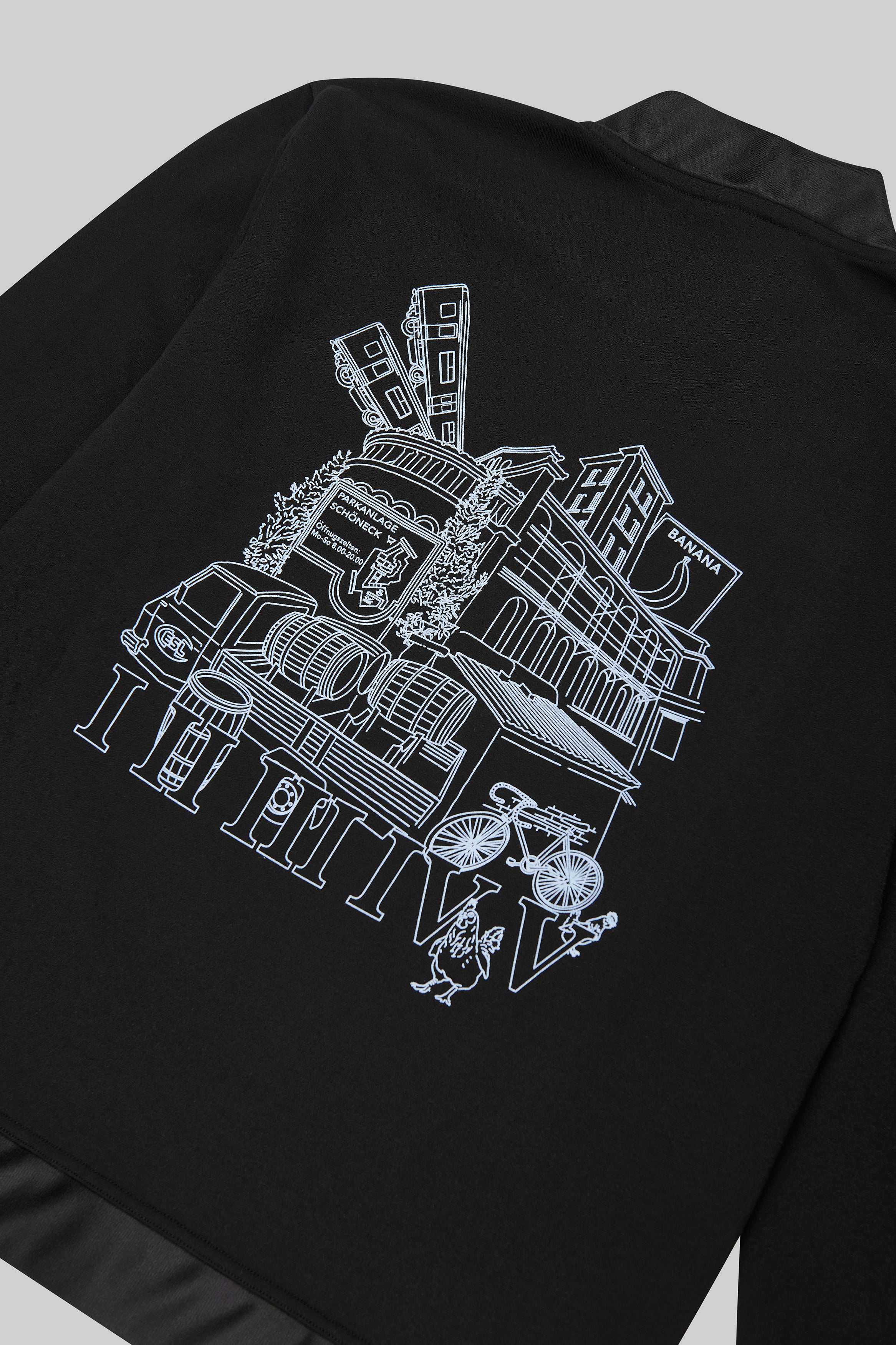 ESL x Champion Letterman Jacket Black - Image 6