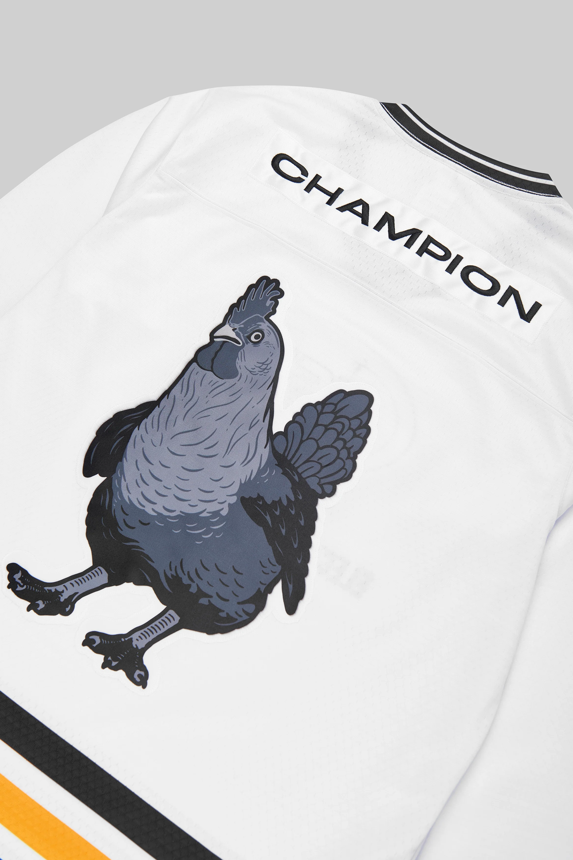 ESL x Champion Patch Hockey Jersey White - Image 7