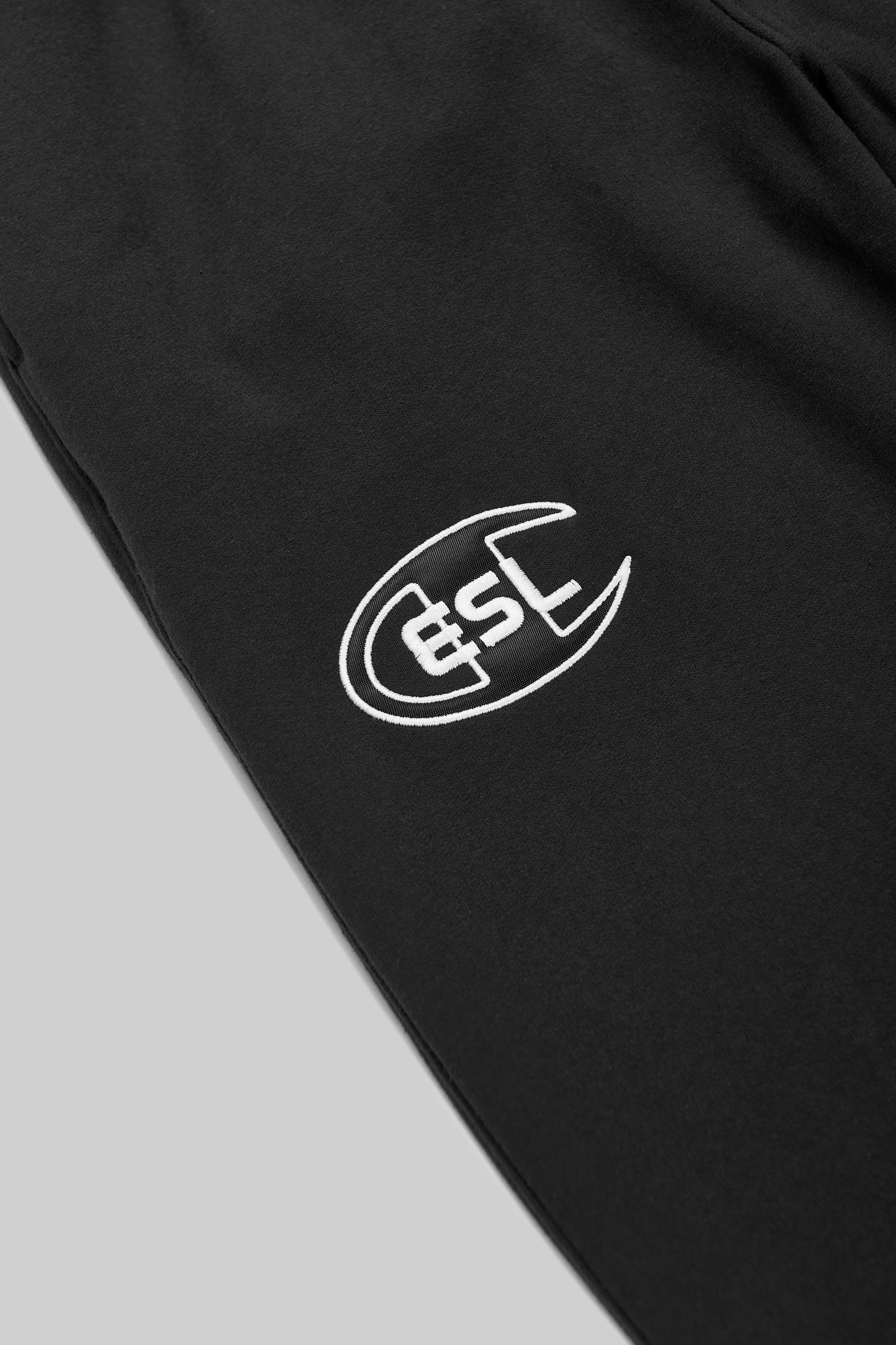 ESL x Champion Patch Sweatpants Black - Image 8
