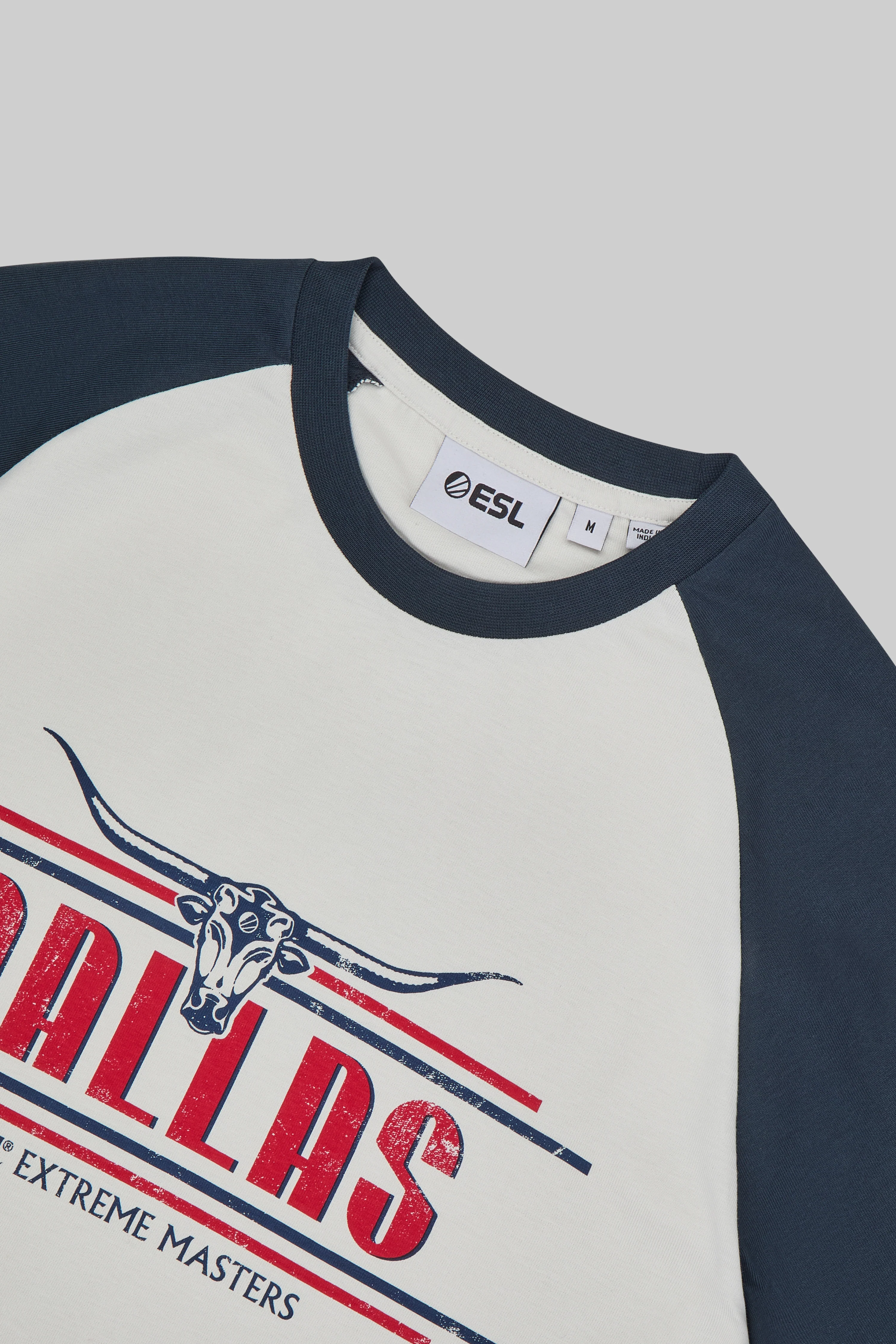 IEM Dallas 2025 Short Sleeve Baseball T-Shirt Off White - Image 3