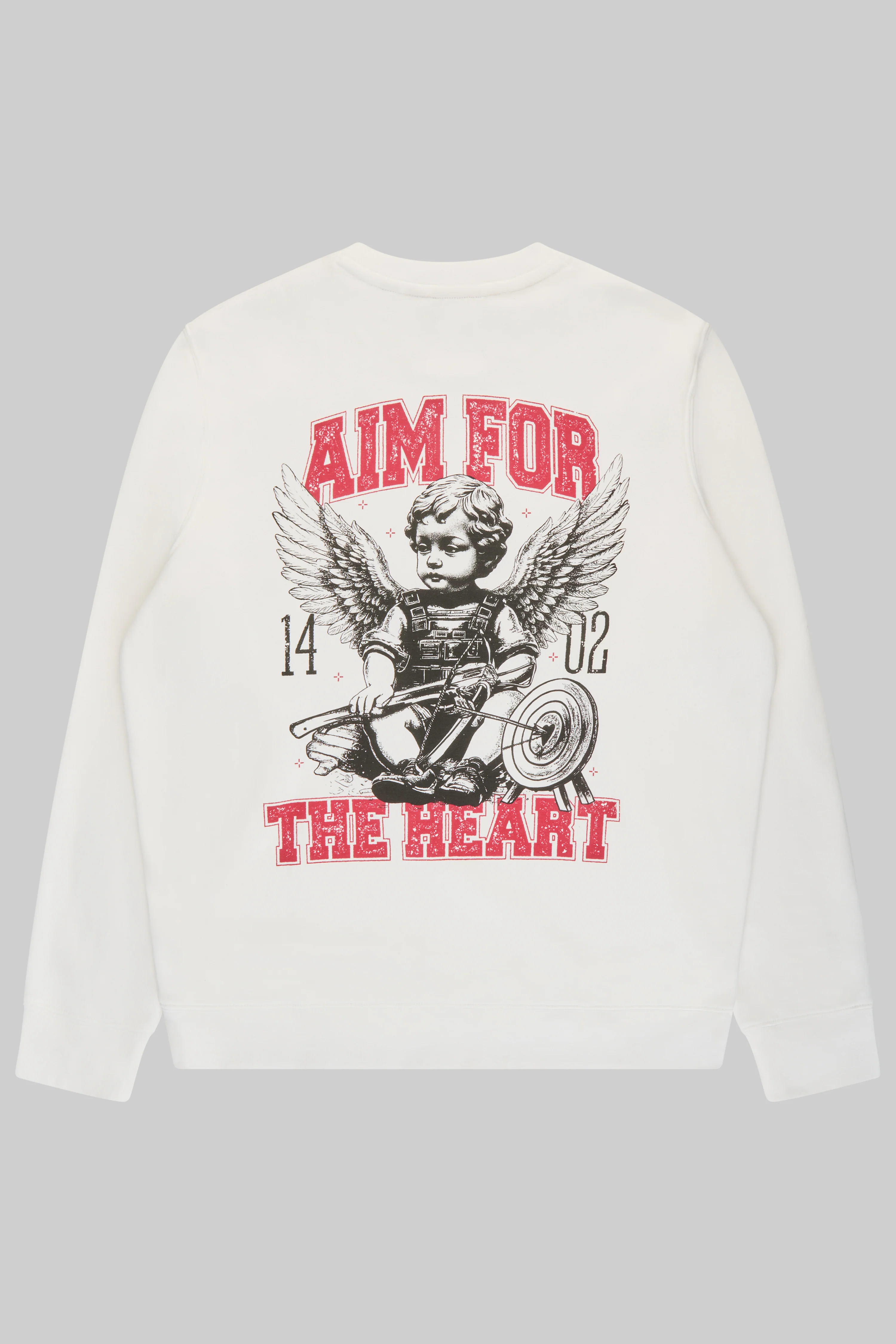 Valentines Sweatshirt White - Image 2
